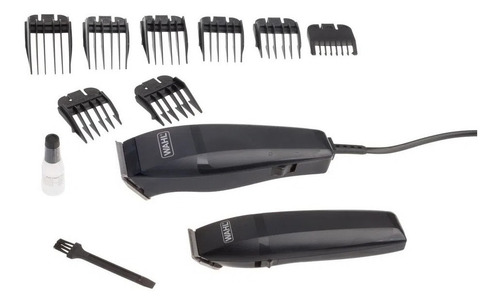 Imagen 6 de 10 de Combo Cortadora De Pelo + Patillera Wahl Homecut 14 Piezas