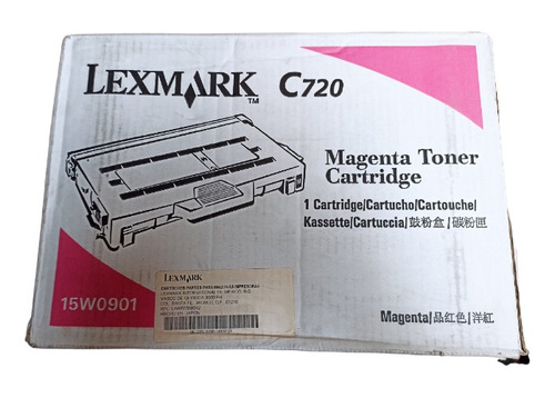 Toner Lexmark 15w0901 Magenta Original Para C720 Caja Dañada