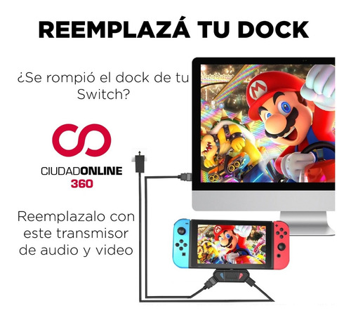 Accesorio Adaptador Audio Bluetooth Video Hdmi Compatible Ps