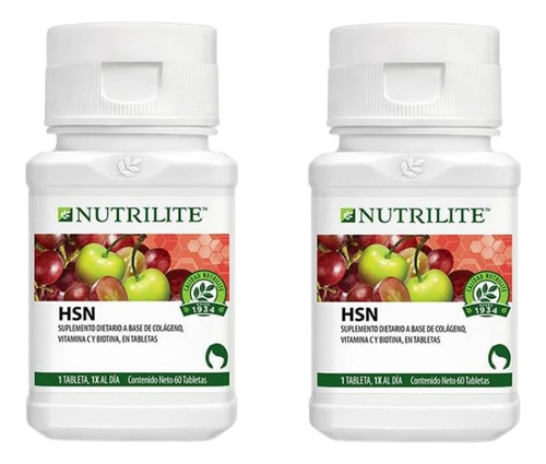 Kit 2 Colágeno Hidrolizado Hsn Nutrilite 60 C