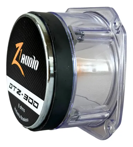 Super Tweeter Driver Z1 Zetta Audio Dtz300 Acrílico/dourado