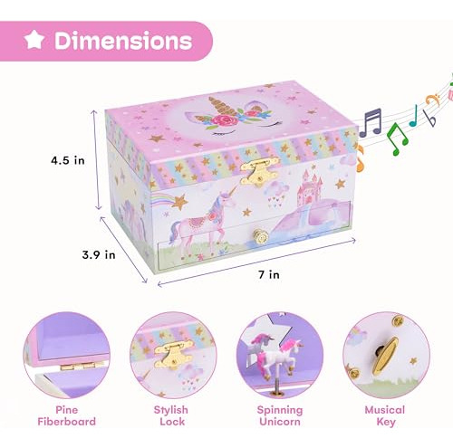 Joyero Rectangular Con Cajon