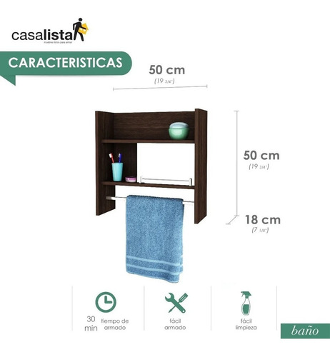 Mueble Casa Lista® Baños - Estantería Aérea 010