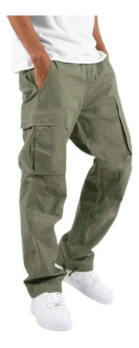 Pantalones Hombre, Trabajo Mezclilla Cargo Jeans