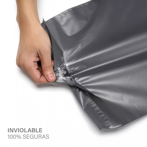 Bolsas 32x45cm Commerce X100 Unidades C/ Adhesivo N°3 Lisas