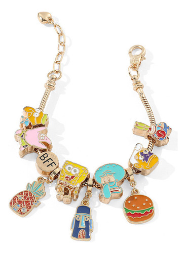 Bob Esponja Squarepants Pulsera De Abalorios Joyería