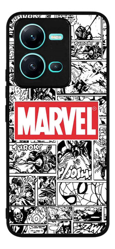 Funda Protector Case Para Vivo V25 5g Marvel Comics