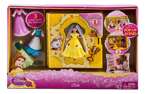 Disney Mattel Storybook Muñeca La Bella Y La Bestia Lumière