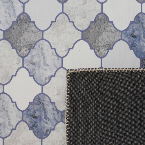 Alfombra Home Republic Likeleather 150x200 Light Blue Ancho 150 cm Color Azul Diseño de la tela Impresión Poliester Largo 200 cm