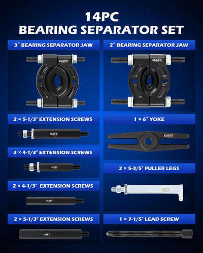 Extractor De Rodamientos 5 Toneladas Kit De Herramientas