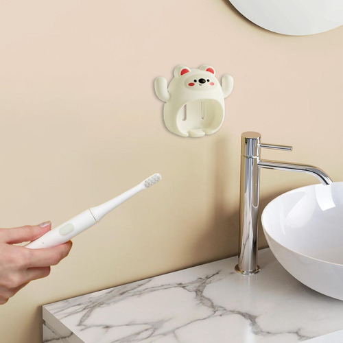 G Soporte Adhesivo Para Cepillos De Dientes Soporte De Pared