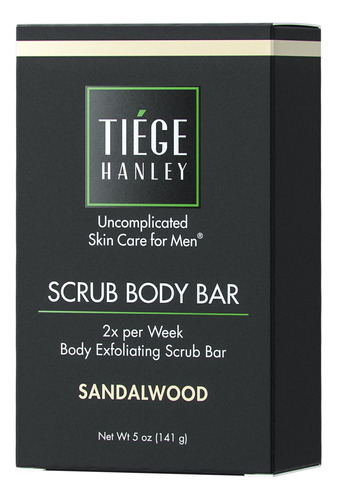 Tiege Hanley Barra De Jabón Exfoliante Para Hombre, Aroma .