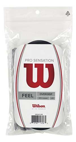 Overgrip Wilson Pro Sensation Paquete De 30 Negro