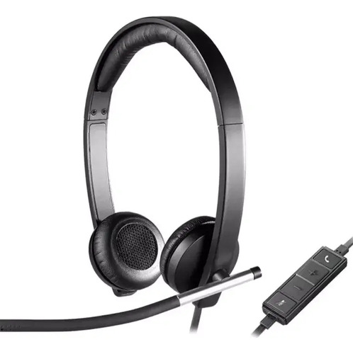 Auriculares Logitech H650 Stereo Headset Negro (Usado)