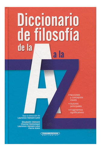 Libro Diccionario De Filosofía De La A A La Z