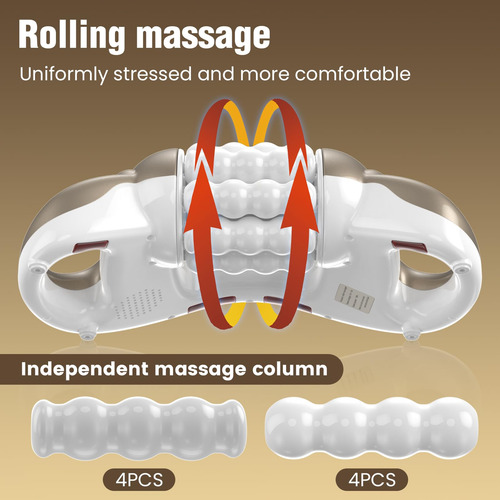 Rodillo Masajeador De Celulitis Para Relajación Muscular Dorado
