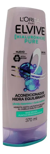 Pack Shampoo + Acond Elvive Hialurónico Pure 370ml