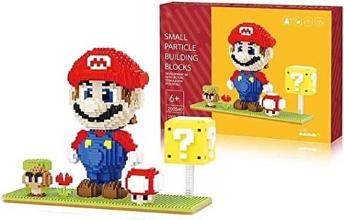 Figura Armable Mario Bross Bloques 2000 Piezas