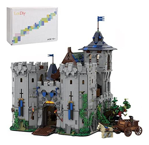 Castillo Medieval De Vinkoo, Moc-132661, 6710 Pcs Black Falc