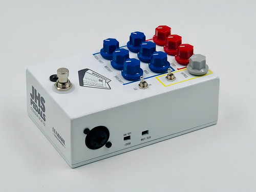 Pedal de preamplificador Jhs Pedals Colour Box V2 Studio Grade, color blanco