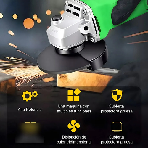 Mini Esmeril Angular Pulidora Amoladora 860w Con40accesorios