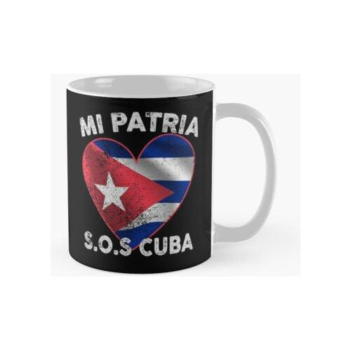 Taza Amo Cuba Mi Patria, Movimiento Sos Cuba Libertad Para E