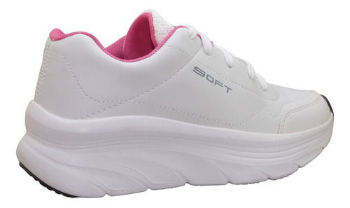 Zapatilla Deportiva Alta Taco Plataforma Cuero Moda Urbana