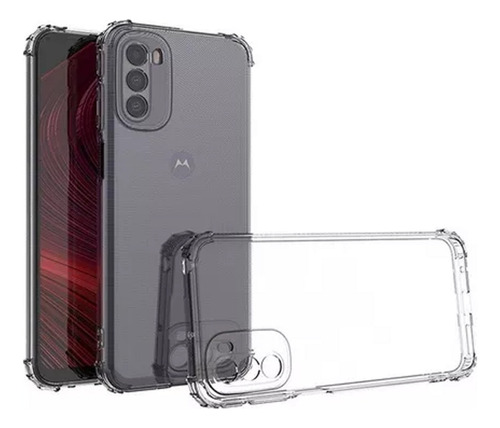 Funda Reforzada Moto Motorola G51 Carcasa Transparente