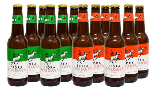Posdata Sidra | Pack Mixto X 12 De Manzana Verde Y Roja