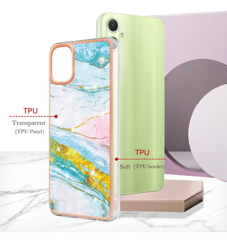Compatible De Tpu De Mármol Para Samsung Galaxy A16 5g Para