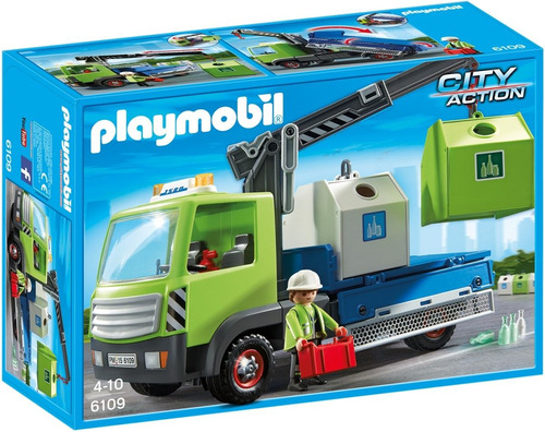 Todobloques Playmobil 6109 Camion De Clasificacion De Vidrio
