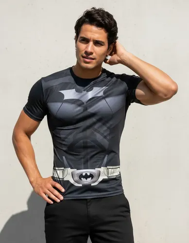  × Batman コンプレッション Tシャツ Rashguard Batman T-shirts Compression Gym Sportswear Fitness