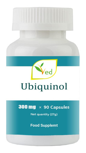 Ubiquinol 300mg, 90 Capsulas Blandas, Bioactividad Mejorada