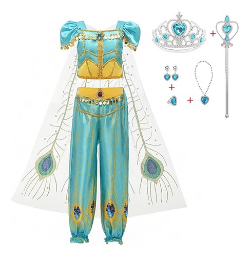 Princess Costume Girls Princess Dress Halloween Role Play Ou