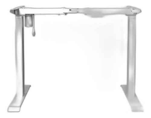 Base Mesa Regulagem De Altura Elétrica Elements Misch White