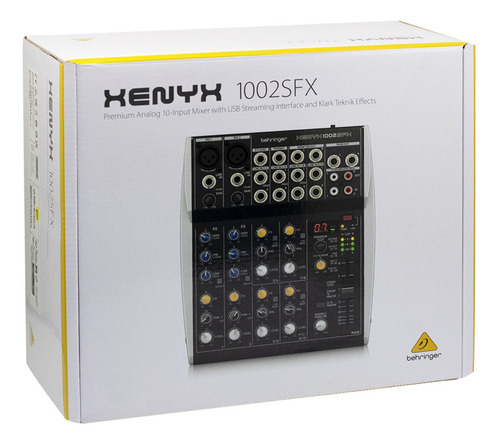 Mezclador 10 Entradas C/interfaz De Audio/usb Xenyx