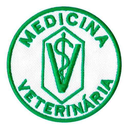 Patch Bordado - Simbolo Medicina Veterinaria Ap00006-239