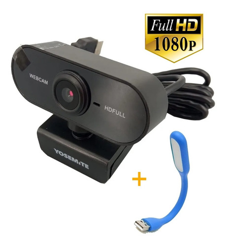 Camara Web Webcam Fullhd 1080p Con Micrófono + Regalo