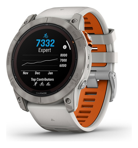 Garmin Fenix 7x Pro Saph Solar Color Laranja