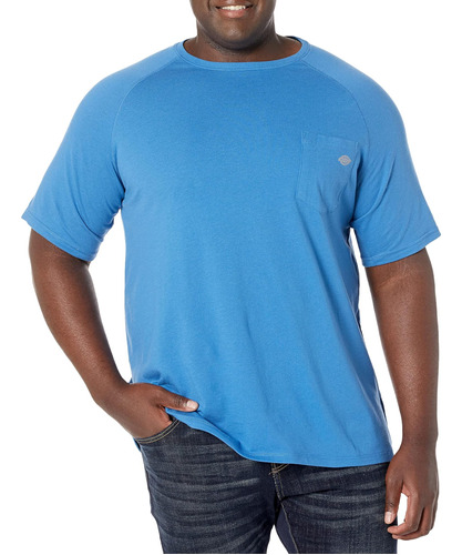 Cherokee Camiseta De Manga Corta Refrescante Para Hombre, Az