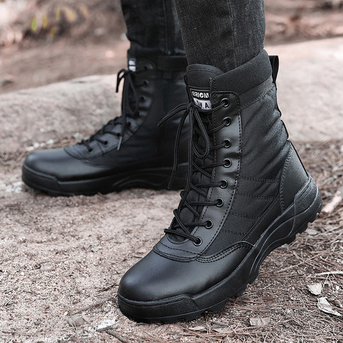 Botas Tácticas Militares Para Exteriores Para Hombre Policía