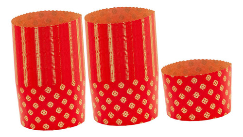 100 Tazas Para Hornear Magdalenas Tipo Panettone, 13,5 Cm X