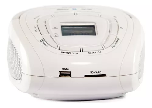 Daewoo Radio Portátil CD/MP3/USB/Radio Estéreo Azul