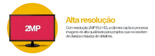 Câmera de segurança JFL Alarmes CHD-2110P com resolução Full HD 1080p