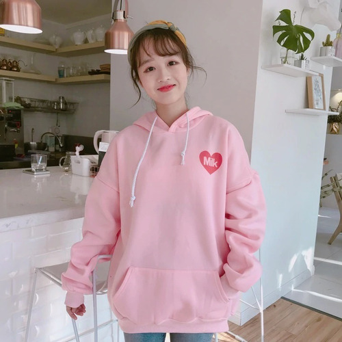 Poleron Caja De Leche , Harajuku , Kpop, Envio Gratis