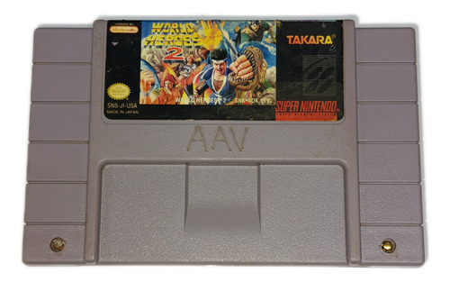 World Heroes 2 Super Nintendo Snes Original (Reacondicionado)