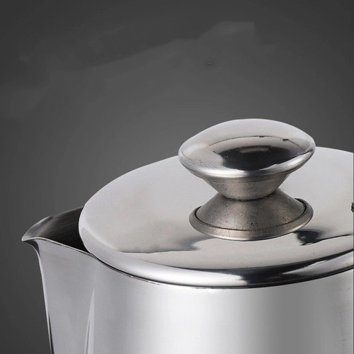 Jarra Latte Art Acero Inox Con Tapa Pico Fino Reforzado