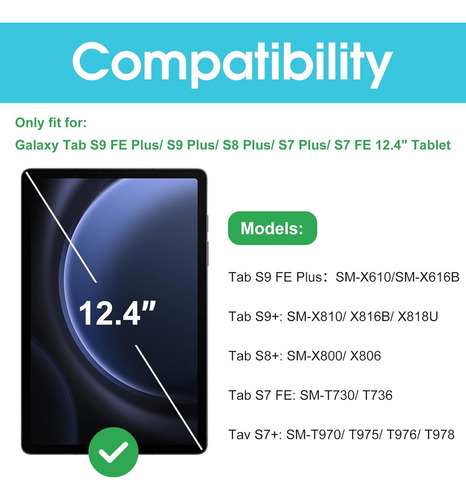 Hefu Protector De Pantalla De Tableta For Galaxy Tab S9