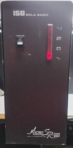 Ups Sola Basic Inet800 Nobreack Con 2 Baterias Garantizado Negro (Usado)
