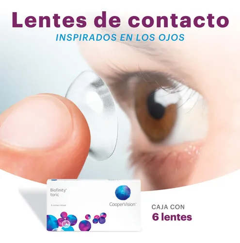 Lentes contacto biofinity sale